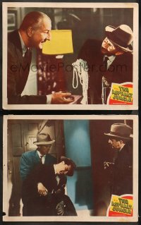 5t0674 ASPHALT JUNGLE 2 LCs 1950 slimy Louis Calhern tries to buy Sam Jaffe's jewels & more!