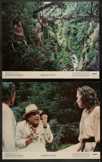 5t0248 ROMANCING THE STONE 8 color 11x14 stills 1984 Michael Douglas, Kathleen Turner, Danny DeVito!