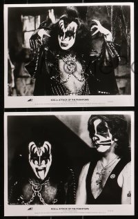 5t1475 ATTACK OF THE PHANTOMS 3 8x10 stills 1978 cool portrait of KISS, Criss, Frehley, Simmons, Stanley