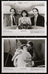 5t1223 DEAD RINGERS 9 8x10 stills 1988 Jeremy Irons & Genevieve Bujold, David Cronenberg!