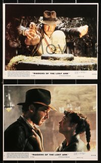 5t0854 RAIDERS OF THE LOST ARK 8 8x10 mini LCs 1981 Harrison Ford, George Lucas & Spielberg classic!