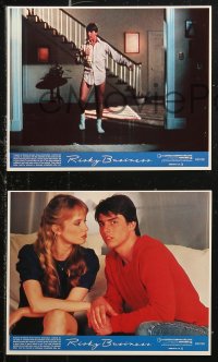 5t0856 RISKY BUSINESS 8 8x10 mini LCs 1983 w/classic image of Tom Cruise singing in his underwear!