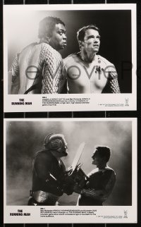 5t1173 RUNNING MAN 11 8x10 stills 1987 Arnold Schwarzenegger, Richard Dawson, Yaphet Kotto!