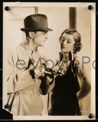 5t1590 THIN MAN 2 8x10 stills 1934 William Powell with sexy Myrna Loy, holding gun on man!