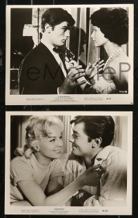 5t1326 THREE MURDERESSES 7 8x10 stills R1960 Alain Delon, sexy Mylene Demongeot & man-hungry girls!