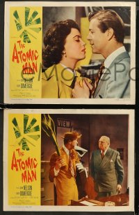 5t0572 ATOMIC MAN 3 LCs 1956 Gene Nelson, the man they called the Human Bomb, plus Faith Domergue!