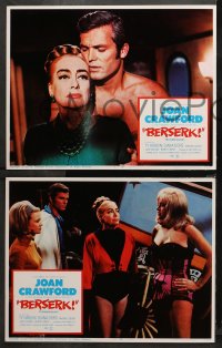 5t0450 BERSERK 5 LCs 1967 crazy Joan Crawford, sexy Diana Dors, pits steel weapons vs steel nerves!