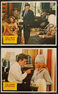 5t0409 CHEAP DETECTIVE 6 LCs 1978 Peter Falk, Mason, Fletcher, Kahn, Brennan, Channing!