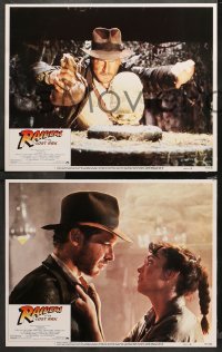 5t0385 RAIDERS OF THE LOST ARK 7 LCs 1981 Harrison Ford, George Lucas & Steven Spielberg classic!