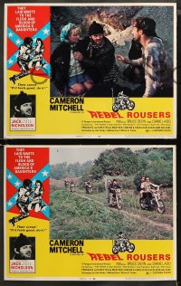 5t0238 REBEL ROUSERS 8 LCs 1970 Jack Easy Rider Nicholson, Bruce Dern, Cameron Mitchell, bikers!