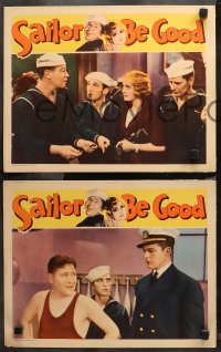 5t0648 SAILOR BE GOOD 3 LCs 1933 images of George E. Stone, Jack Oakie & pretty Vivienne Osborne!