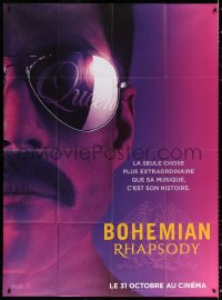 5w0944 BOHEMIAN RHAPSODY teaser French 1p 2018 super close up of Rami Malek as Freddie Mercury!