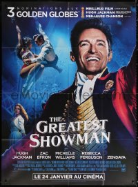 5w1116 GREATEST SHOWMAN advance French 1p 2018 impossible comes true, Hugh Jackman as P.T. Barnum!