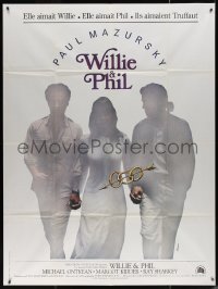 5w1441 WILLIE & PHIL French 1p 1980 Michael Ontkean, Margot Kidder, Ray Sharkey, Paul Mazursky!