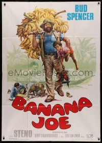 5w0154 BANANA JOE Italian 1p 1982 Bud Spencer in Italian/German slapstick comedy, Casaro art!