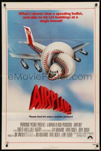 5x0721 AIRPLANE int'l 1sh 1980 classic zany parody by Jim Abrahams and David & Jerry Zucker!