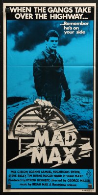 5x0567 MAD MAX Aust daybill R1981 Mel Gibson in George Miller's post-apocalyptic classic!