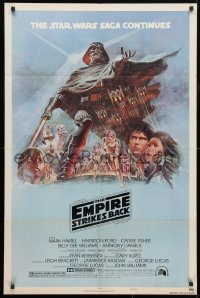 5x0952 EMPIRE STRIKES BACK style B NSS style 1sh 1980 George Lucas classic, art by Tom Jung!