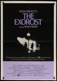 5x0963 EXORCIST 1sh 1974 William Friedkin, Von Sydow, horror classic from William Peter Blatty!