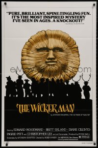 5x1583 WICKER MAN 1sh R1980 Christopher Lee, Britt Ekland, cult horror classic!