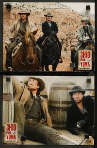 5x0188 3:10 TO YUMA 8 French LCs 2008 cowboys Russell Crowe & Christian Bale, Peter Fonda!