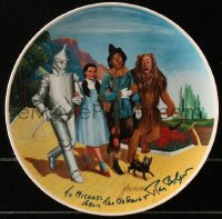 5y0133 RAY BOLGER signed #13641A Wizard Of Oz collector plate 1979 by Ray Bolger, James Auckland art!