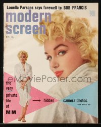 5z1387 MODERN SCREEN magazine October 1955 the very private life of Marilyn Monroe!