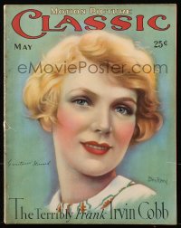 5z1400 MOTION PICTURE CLASSIC magazine May 1927 cover art of pretty Constance Howard by Don Reed!