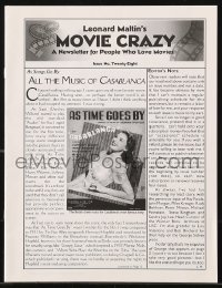 5z1404 MOVIE CRAZY magazine Summer 2010 filled with great movie images & articles!