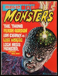 5z1405 MOVIE MONSTERS magazine August 1975 cool George Torjussen monster art on the cover!