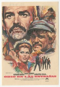 5z1085 MOLLY MAGUIRES Spanish herald 1971 different Mac Gomez art of Sean Connery, Harris & Eggar!