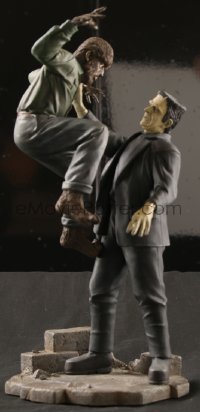 6a0124 FRANKENSTEIN MEETS THE WOLF MAN Sideshow Collectibles diorama collectible figure 2008 cool!