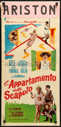 6b0949 BACHELOR FLAT Italian locandina 1962 Tuesday Weld & Richard Beymer, a wall to wall wow!