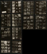 6d0668 LOT OF 12 ED SULLIVAN SHOW 1960S TV CONTACT SHEETS 1963 great images of him & guest stars!