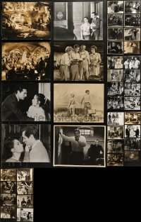 6d0167 LOT OF 48 OVERSIZE STILLS 1920s-1960s scenes & portraits from a variety of movies!