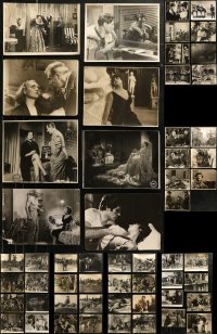 6d0168 LOT OF 55 NON-U.S OVERSIZE STILLS 1920s-1960s scenes & portraits from a variety of movies!