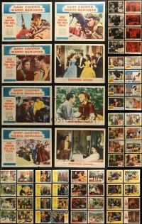 6d0319 LOT OF 113 LOBBY CARDS 1950s incomplete sets from a variety of different movies!!