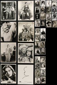 6d0721 LOT OF 56 8X10 REPRO PHOTOS 1980s a variety of top Hollywood movie star portraits!