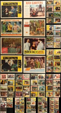 6d0323 LOT OF 109 1950S LOBBY CARDS 1950s incomplete sets from a variety of different movies!