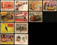 6d0393 LOT OF 11 TITLE CARDS 1930s-1950s great images from a variety of different movies!