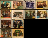 6d0392 LOT OF 12 1930S LOBBY CARDS 1930s great scenes from a variety of different movies!