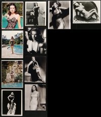 6d0754 LOT OF 10 HAZEL BROOKS COLOR AND BLACK & WHITE 8X10 REPRO PHOTOS 1980s the sexy actress!