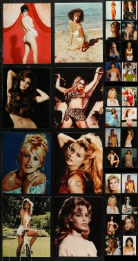 6d0728 LOT OF 33 COLOR REPRO PHOTOS 1980s great portraits of beautiful female stars!