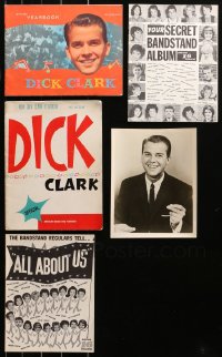 6d0117 LOT OF 5 DICK CLARK/AMERICAN BANDSTAND YEARBOOKS AND 8X10 STILL 1950s-1960s cool!