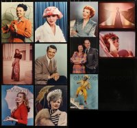 6d0477 LOT OF 11 REPRO COLOR 11X14 STILLS 1980s great portraits of top Hollywood stars!