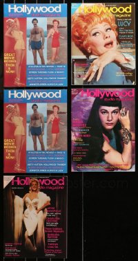 6d0532 LOT OF 5 HOLLYWOOD STUDIO MAGAZINES 1981-1984 filled with great celebrity images & articles!