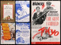 6d0977 LOT OF 5 ENGLISH TRADE ADS 1940s great images from a variety of different movies!