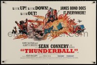 6f0289 THUNDERBALL 24x36 commercial poster 1995 art of Connery as Bond by McGinnis!