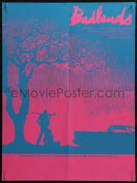 6f0305 BADLANDS 17x22 special poster 1974 Malick's cult classic, Sheen & Sissy Spacek, different!