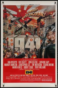 6h0558 1941 style D 1sh 1979 Spielberg, art of John Belushi, Dan Aykroyd & cast by McMacken!